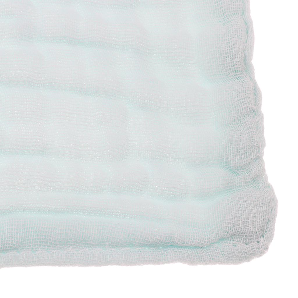Baby Handkerchief Gauze Nursing Towel Clean Infants Feeding Towel Green
