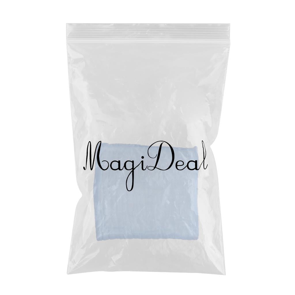 Baby Handkerchief Gauze Nursing Towel Clean Infants Feeding Towel Light blue