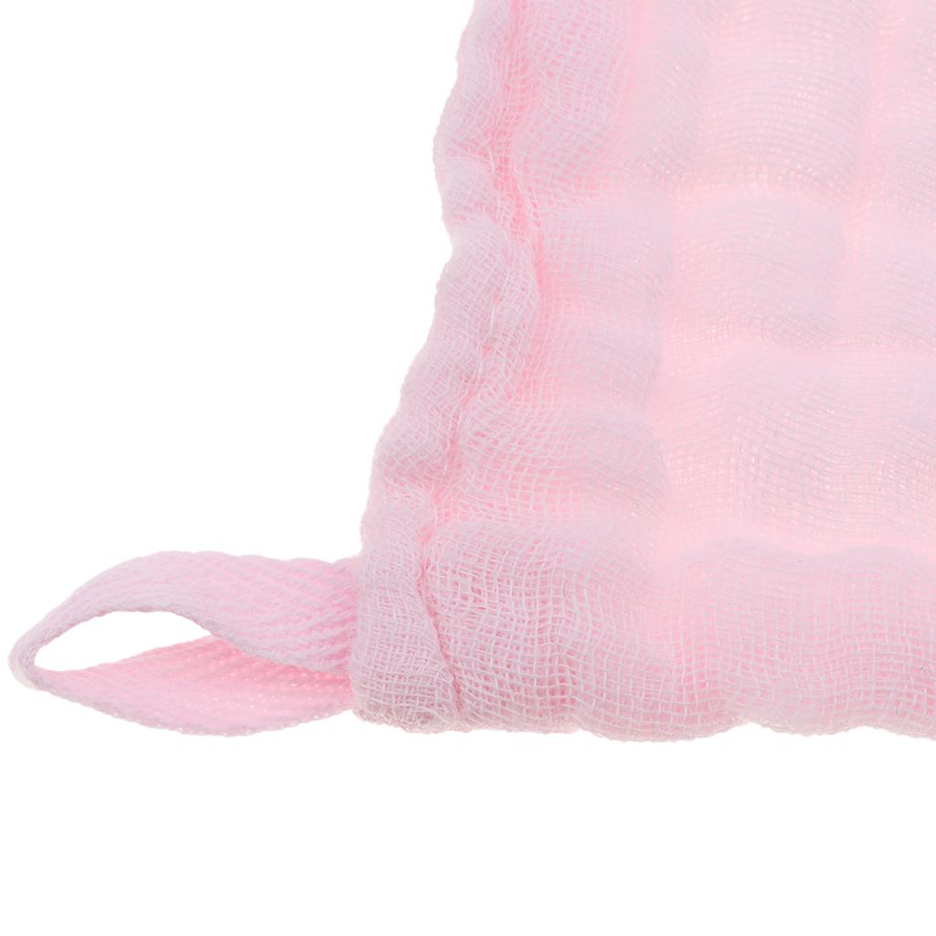 Baby Handkerchief Gauze Nursing Towel Clean Infants Feeding Towel Pink