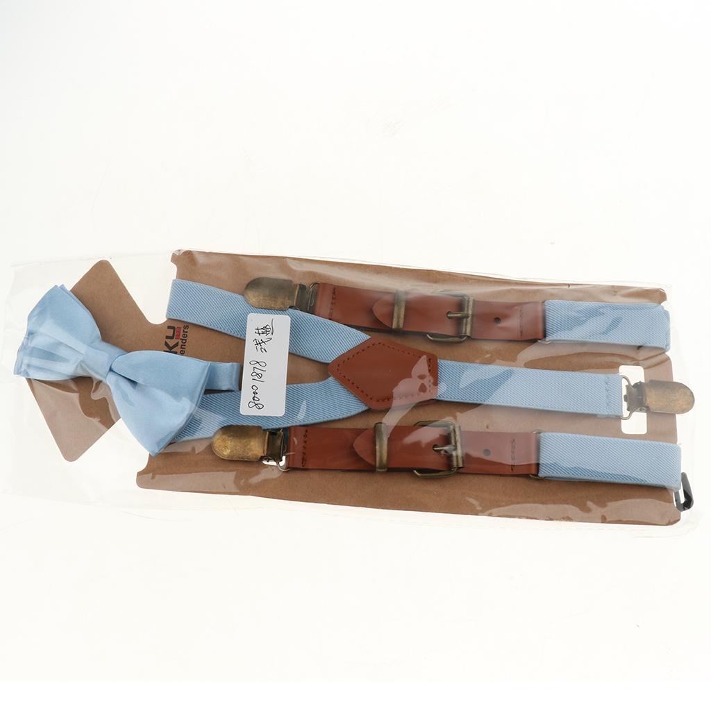 Baby Boys Adjustable Elastic Suspenders Blue