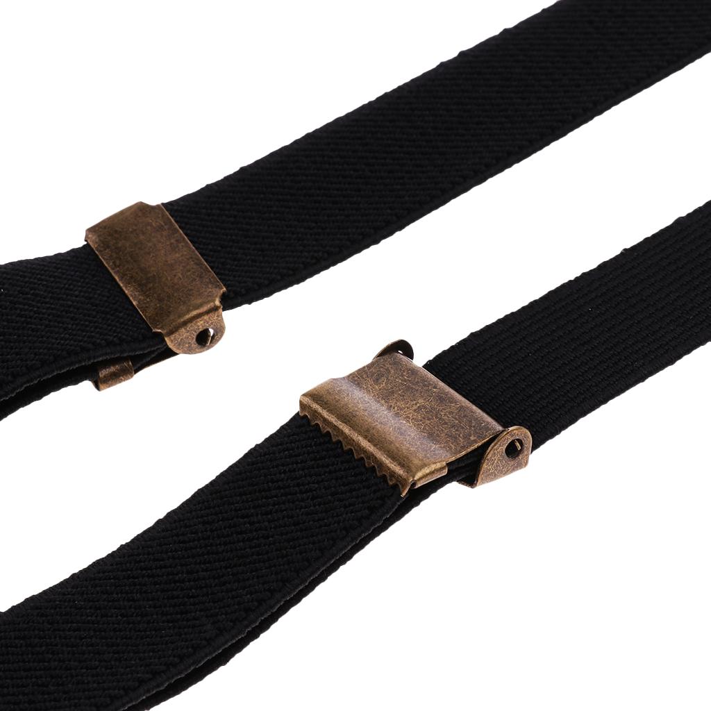 Baby Boys Adjustable Elastic Suspenders Black