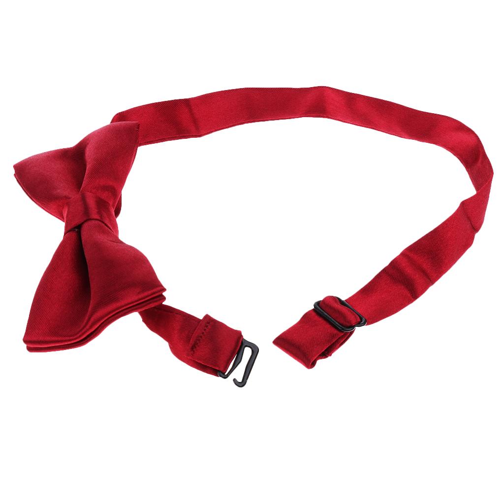 Suspender Bow Tie Set Clip On Adjustable Braces for Children Red