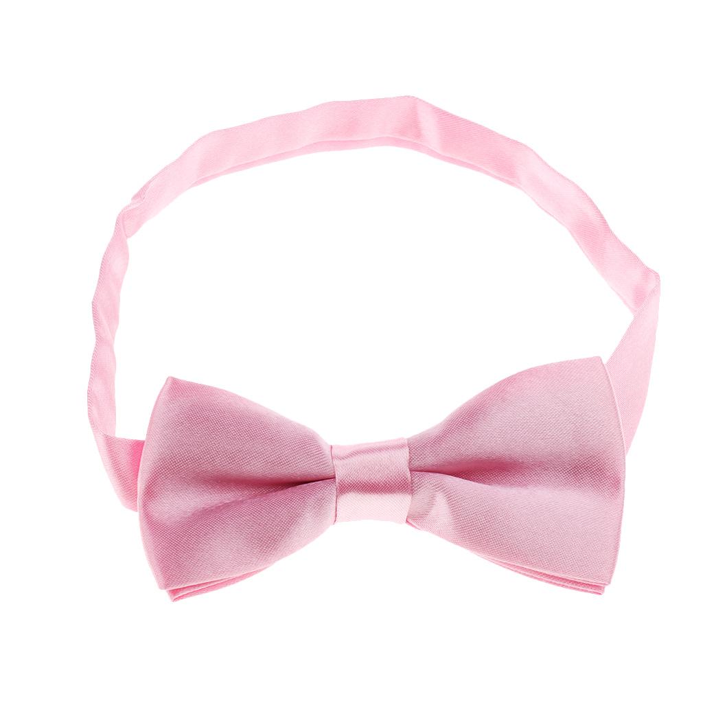 Suspender Bow Tie Set Clip On Adjustable Braces for Children Pink