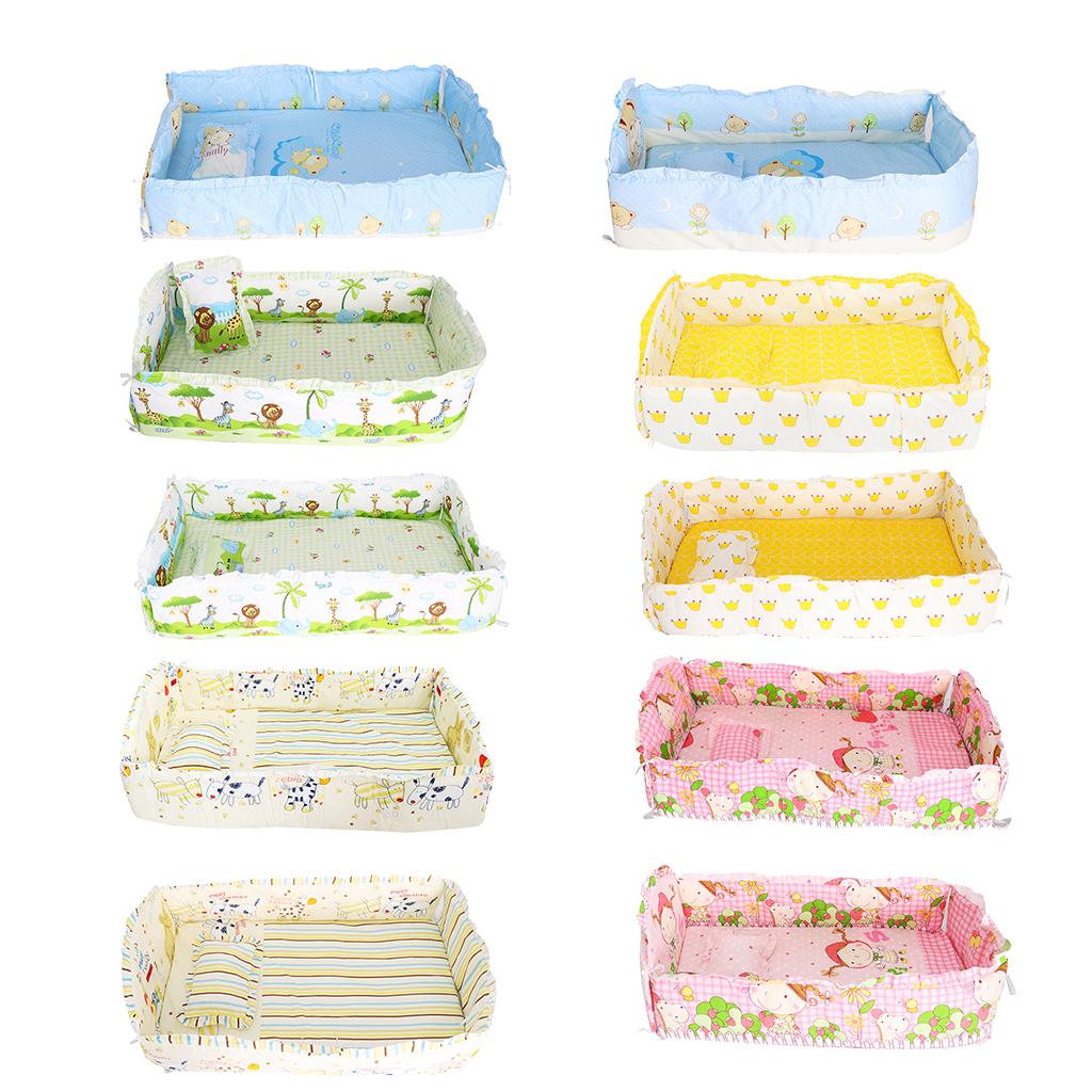 Crib Bedding Set Comforter Bed Surround Mattress 100x58cm  Crown