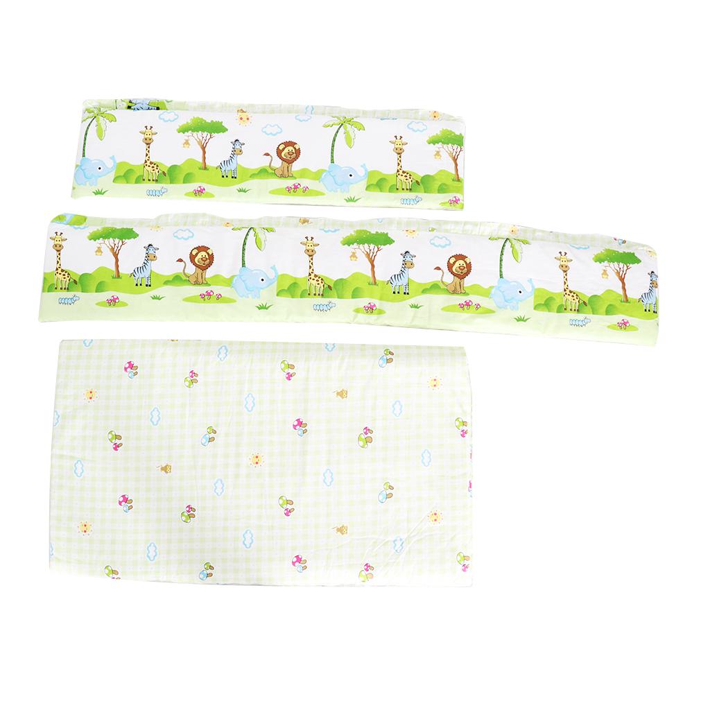 Crib Bedding Set Comforter Bed Surround Mattress 100x58cm  Fantasy island