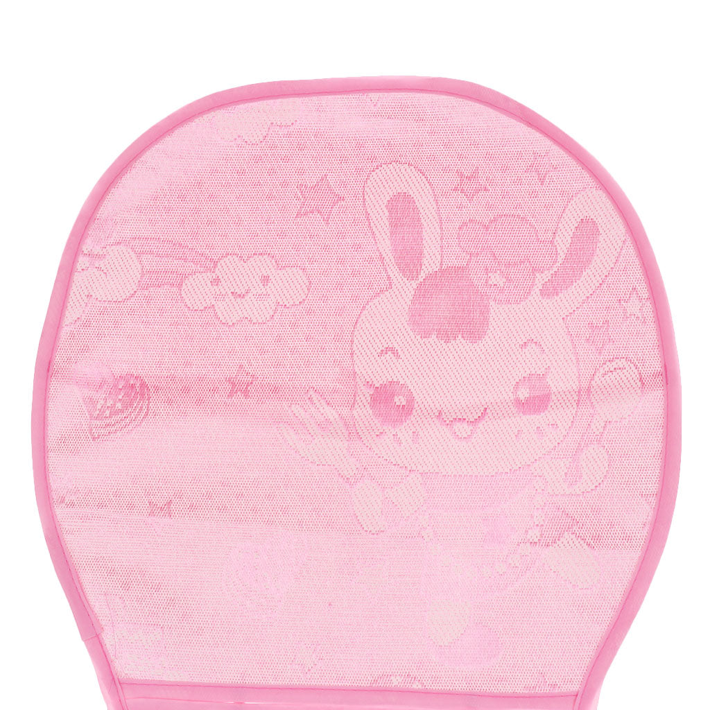 Three-point Baby Car Seat Stroller Seat Pad Summer Cooling Mat Pink bear