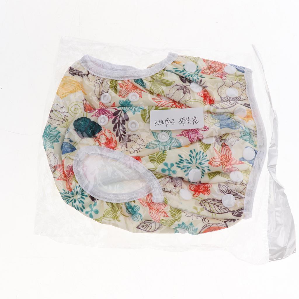 Baby & Toddler Snap Reusable Absorbent Swim Diaper Flower