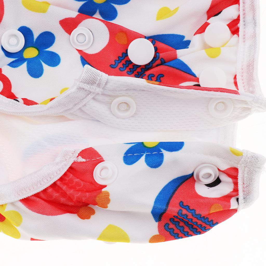 Baby & Toddler Snap Reusable Absorbent Swim Diaper Red Eyes