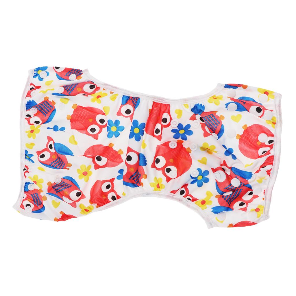 Baby & Toddler Snap Reusable Absorbent Swim Diaper Red Eyes