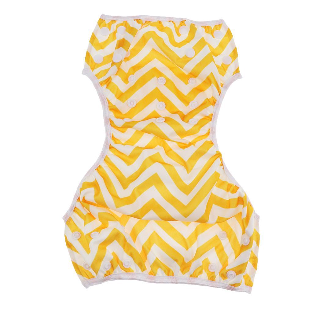 Baby & Toddler Snap Reusable Absorbent Swim Diaper Yellow