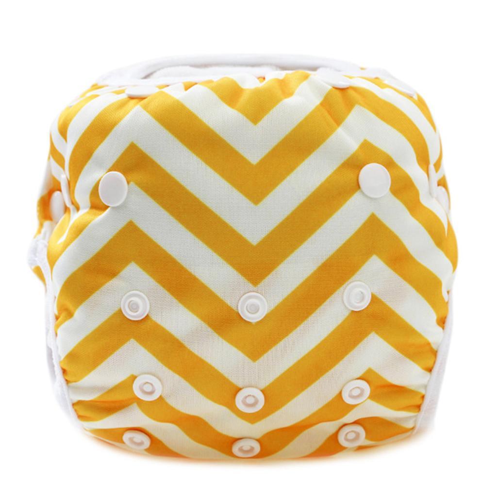 Baby & Toddler Snap Reusable Absorbent Swim Diaper Yellow