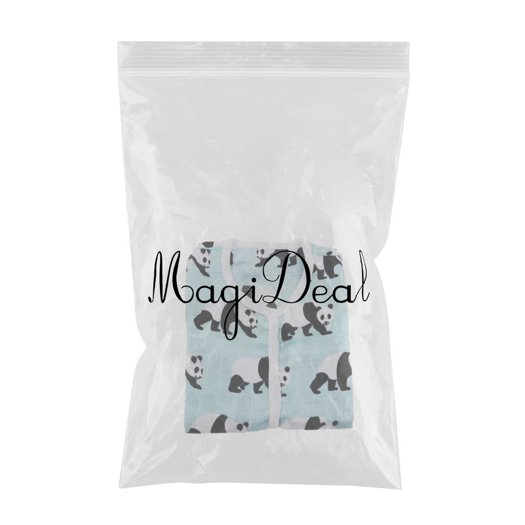 Kids Baby Wearable Safe Sleep Muslin Cotton Sleeping Bag 2-3T Panda