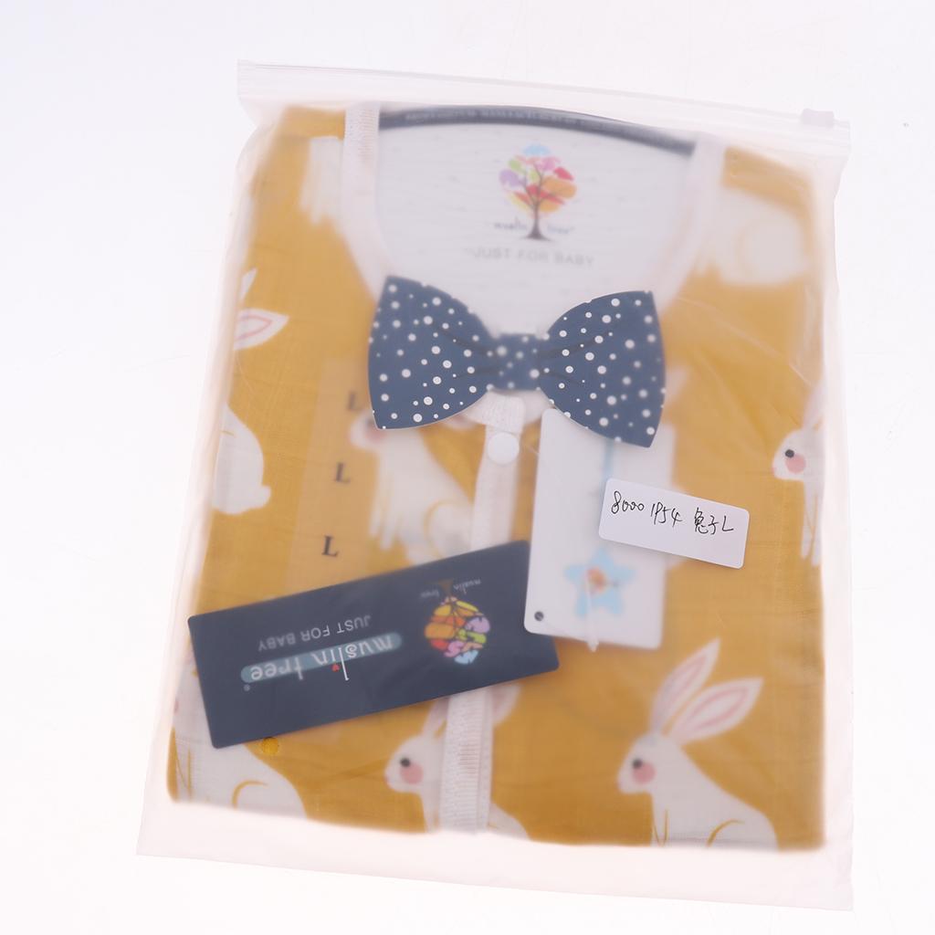 Kids Baby Wearable Safe Sleep Muslin Cotton Sleeping Bag 2-3T Rabbit