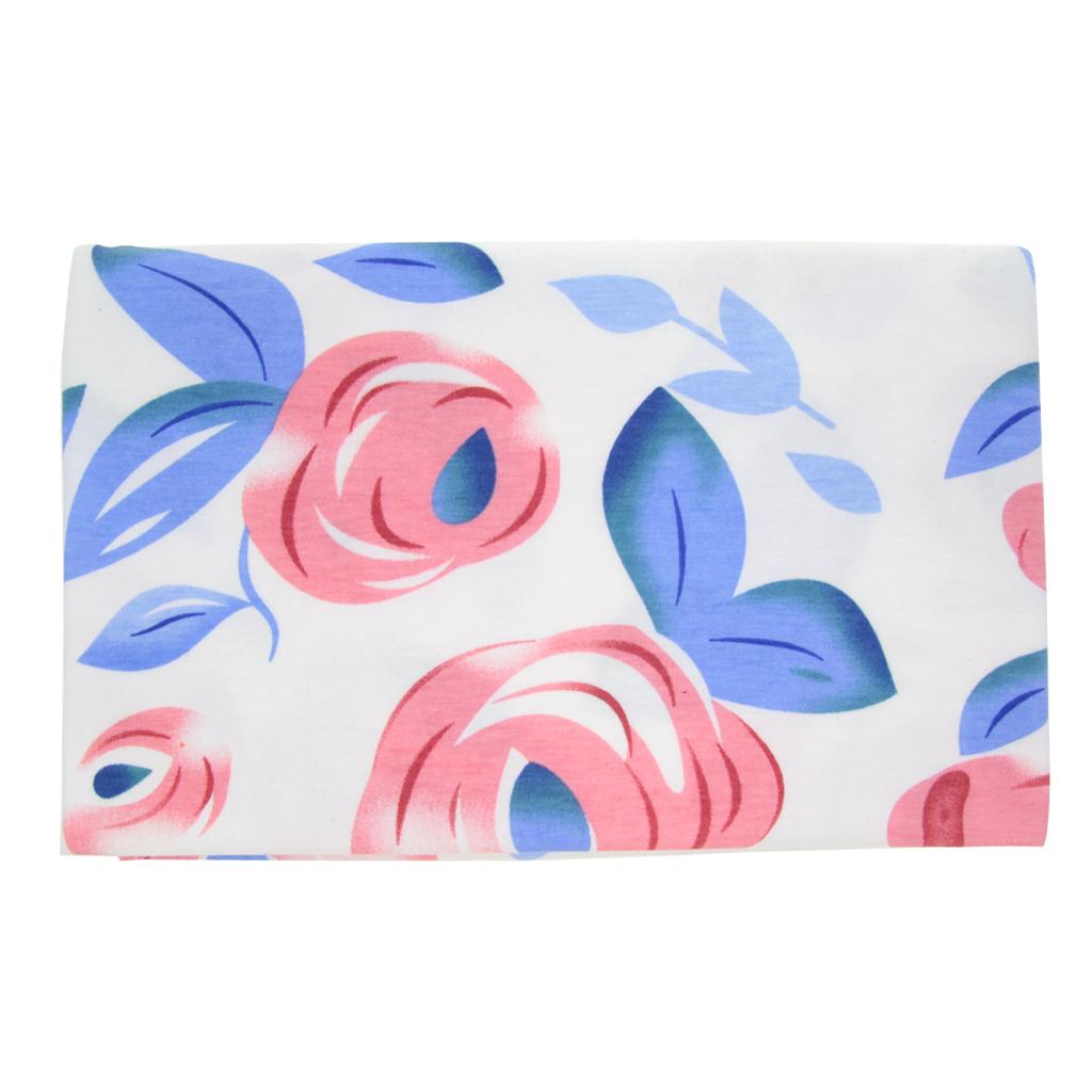 Baby Swaddle Blanket Sleeping Swaddle Muslin Wrap Headband Floral