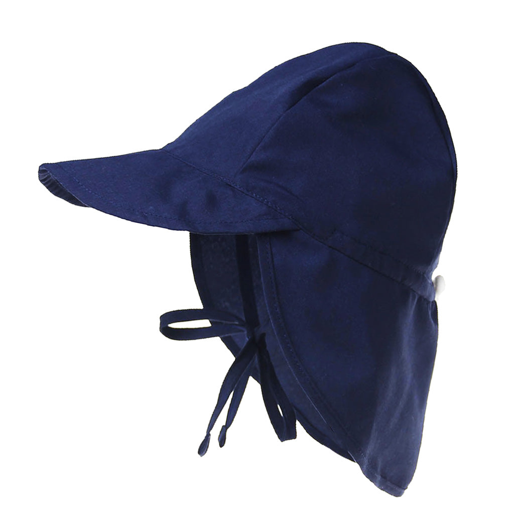 Boys Girls Flap Hat, Kids Sun Protection Sun Hat S Navy