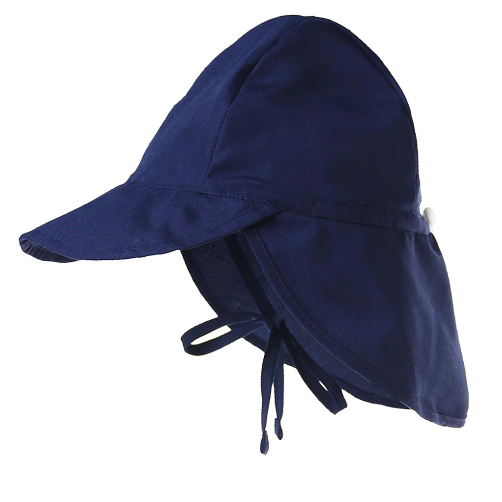 Boys Girls Flap Hat, Kids Sun Protection Sun Hat S Navy