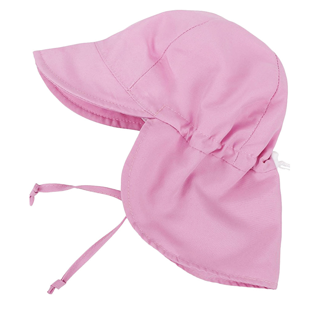 Kids Baby Boys Girl Flap Sun Protection Swim Hat Cap S Pink