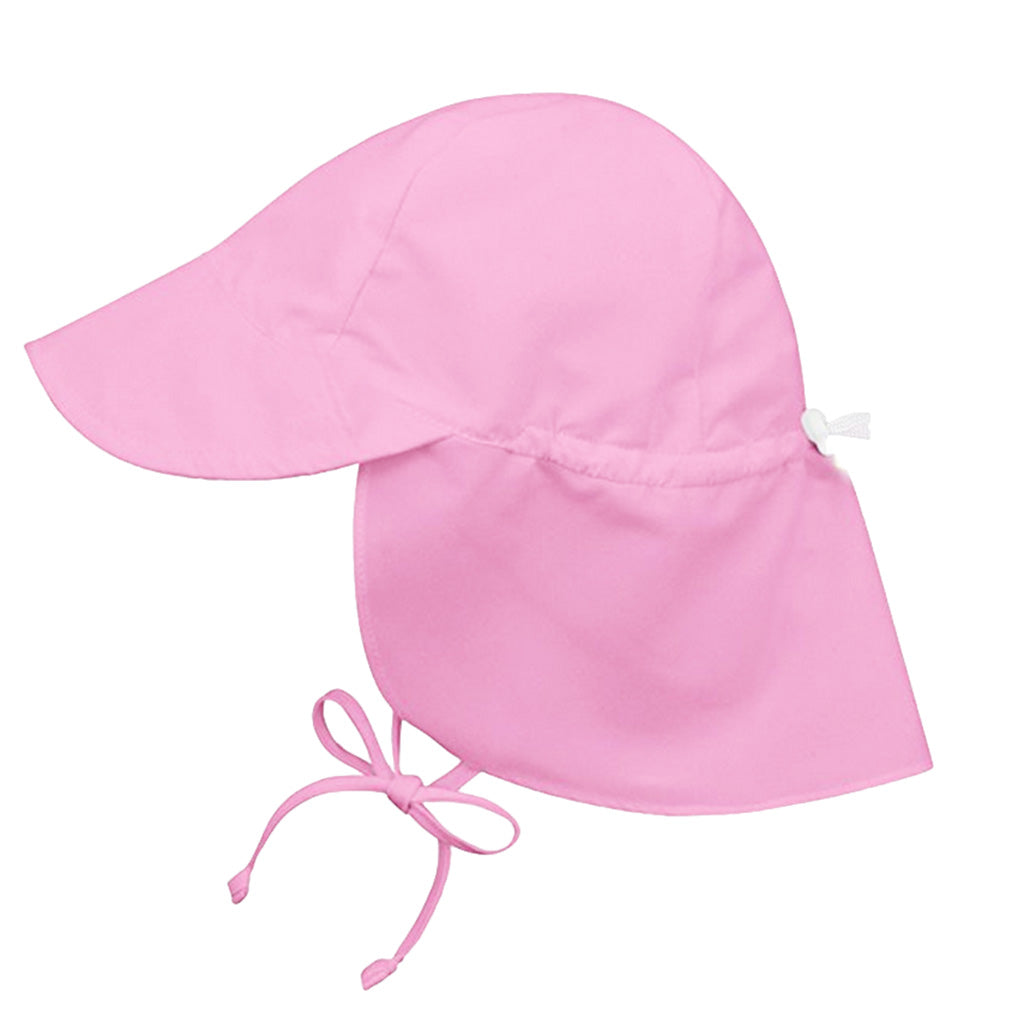 Kids Baby Boys Girl Flap Sun Protection Swim Hat Cap S Pink