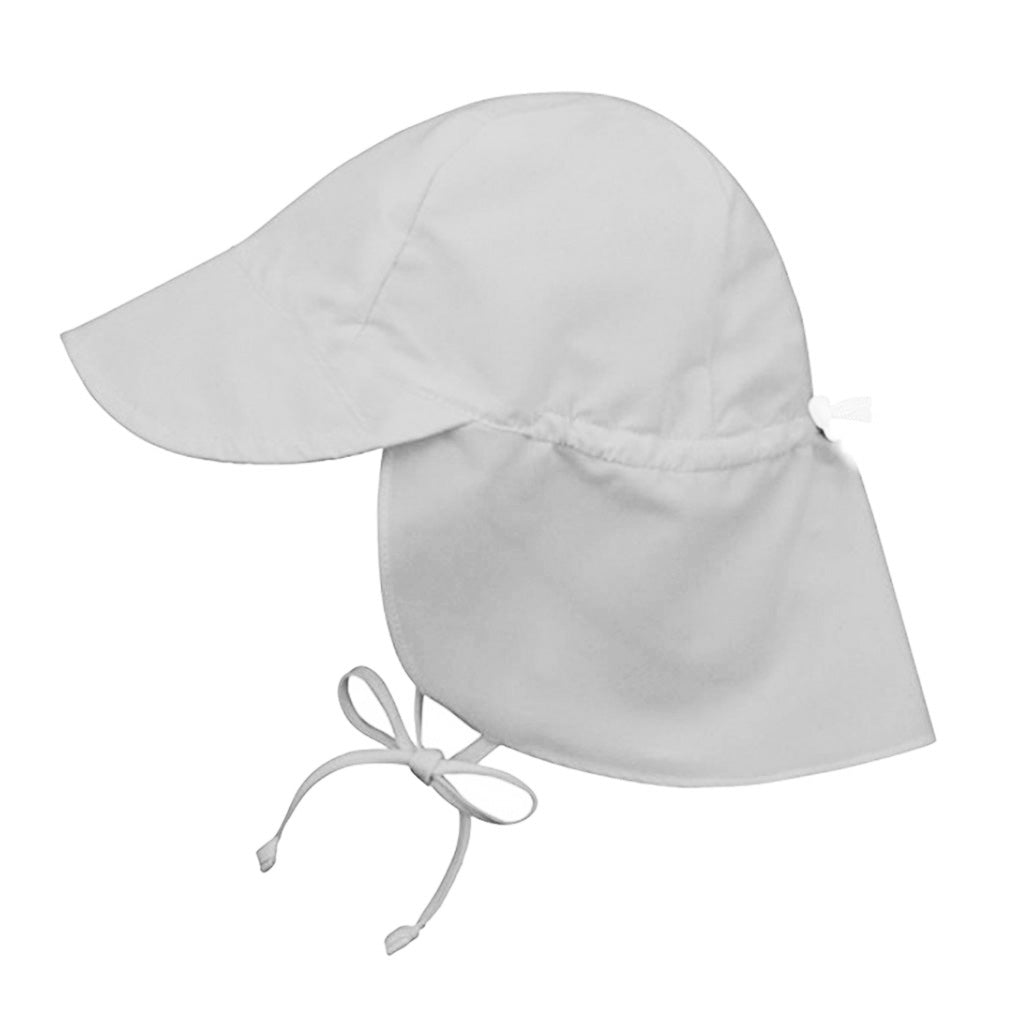 Kids Baby Boys Girl Flap Sun Protection Swim Hat Cap S Gray