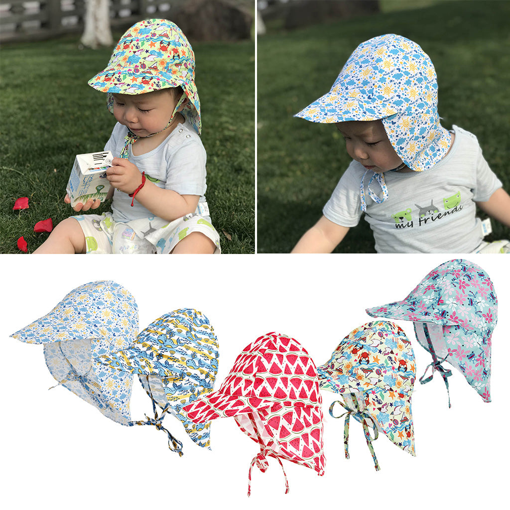 Baby Hat Summer Beach Hat Bucket Cap Newborn Toddler Kids Boy Girl  L Crab