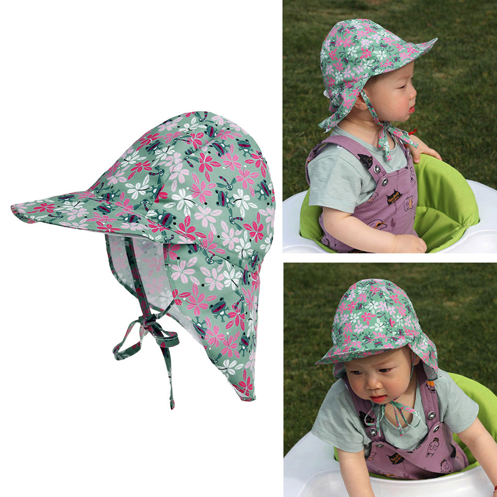 Baby Hat Summer Beach Hat Bucket Cap Newborn Toddler Kids Boy Girl  L Frog