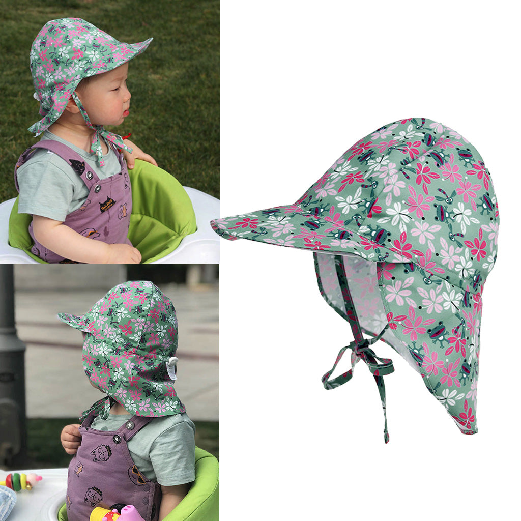 Baby Hat Summer Beach Hat Bucket Cap Newborn Toddler Kids Boy Girl  L Frog