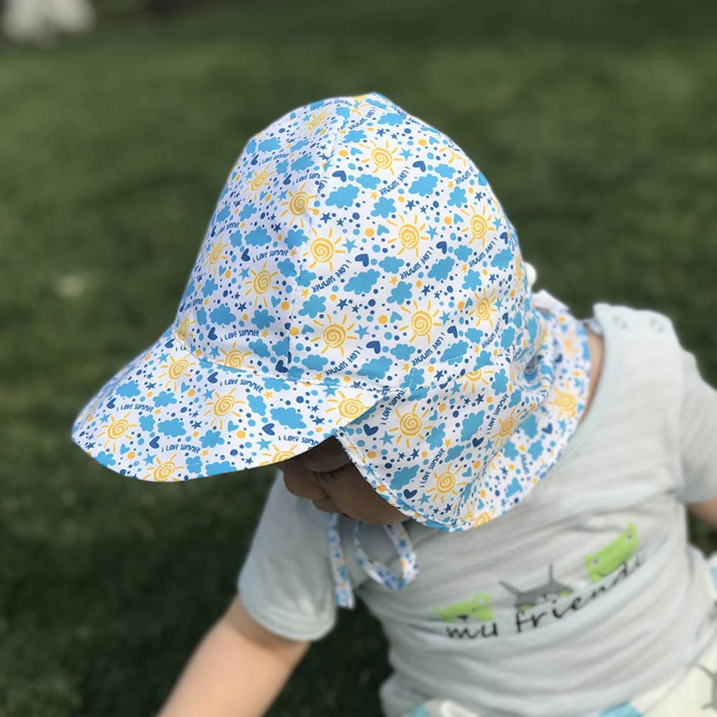 Baby Hat Summer Beach Hat Bucket Cap Newborn Toddler Kids Boy Girl  L Sun