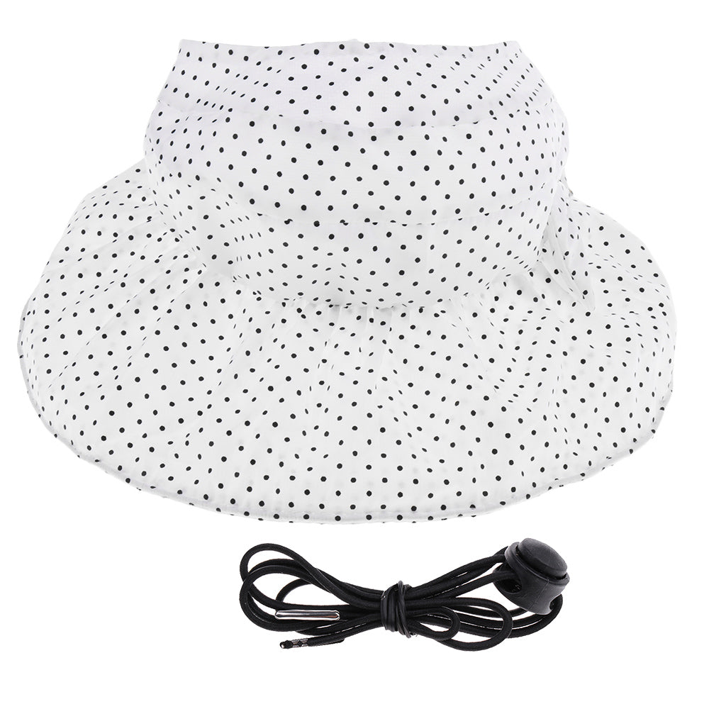 Children's Empty Top Hat Big Sun Protection Sun Visor White