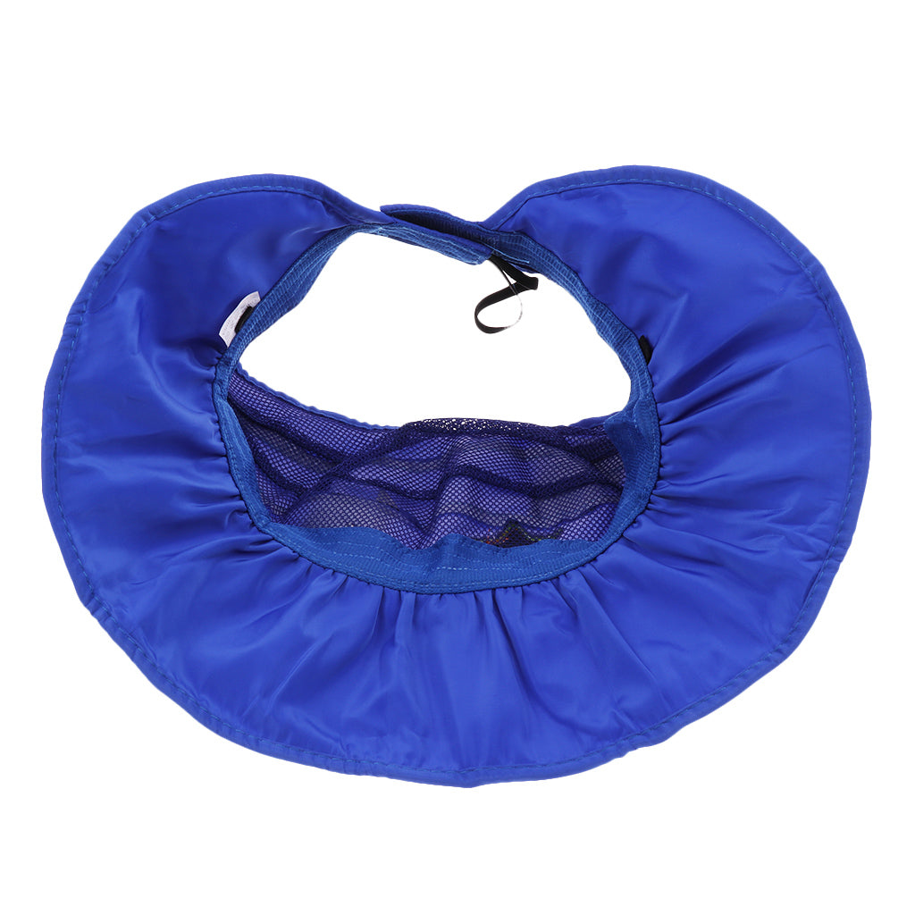 Baby Sun Hat Summer Beach Hat Wide Brim Visor Cap Kids Blue
