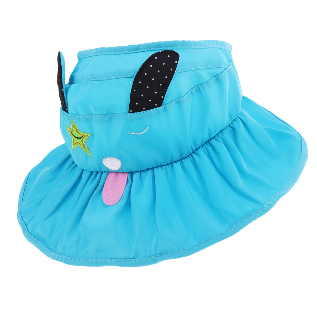 Baby Sun Hat Summer Beach Hat Wide Brim Visor Cap Kids Green