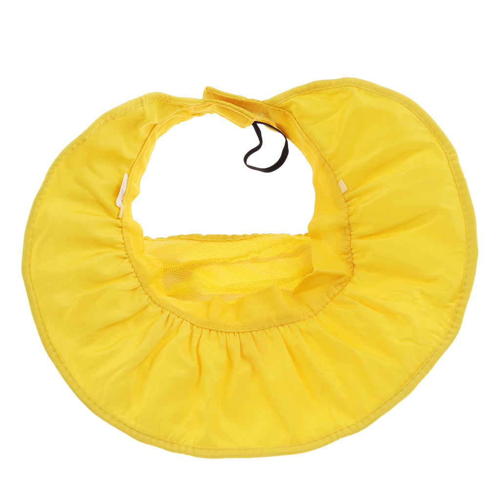 Baby Sun Hat Summer Beach Hat Wide Brim Visor Cap Kids Yellow