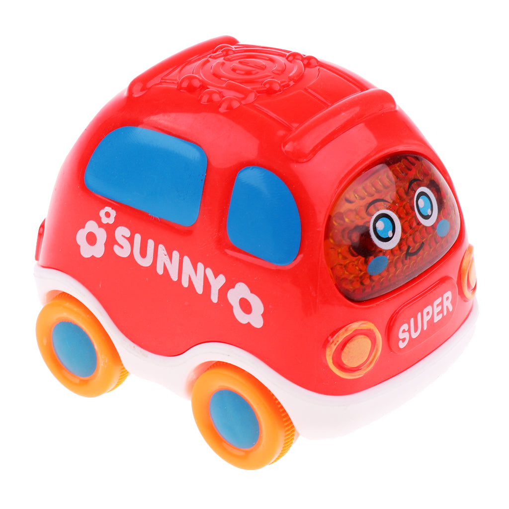 Mini Interactive Toy Pull Back Car for Kids Children Baby Boys Minibus