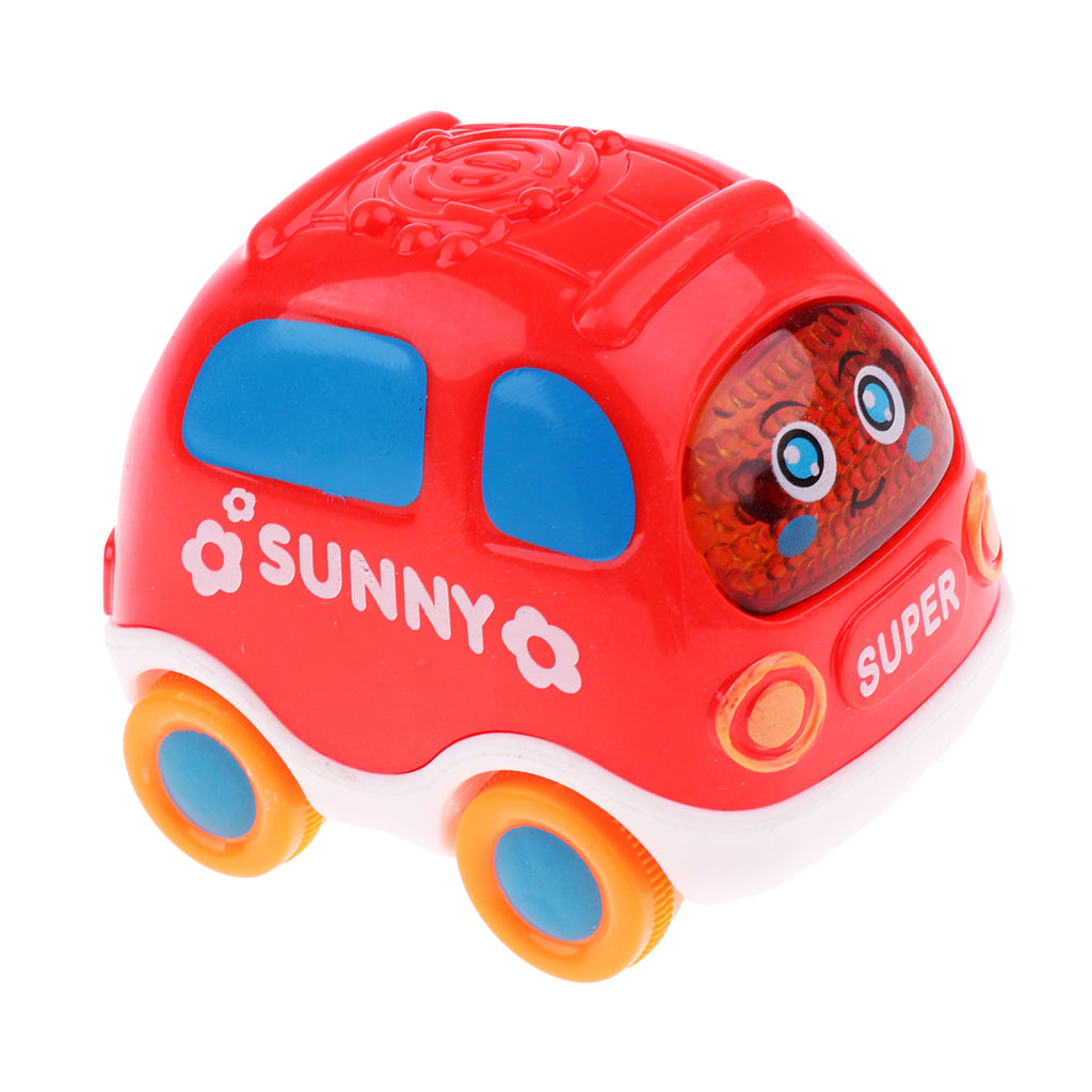 Mini Interactive Toy Pull Back Car for Kids Children Baby Boys Minibus