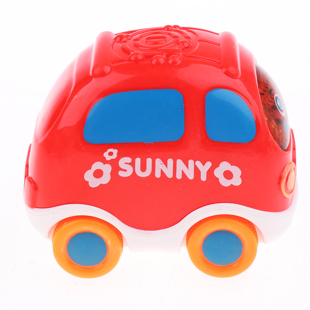 Mini Interactive Toy Pull Back Car for Kids Children Baby Boys Minibus