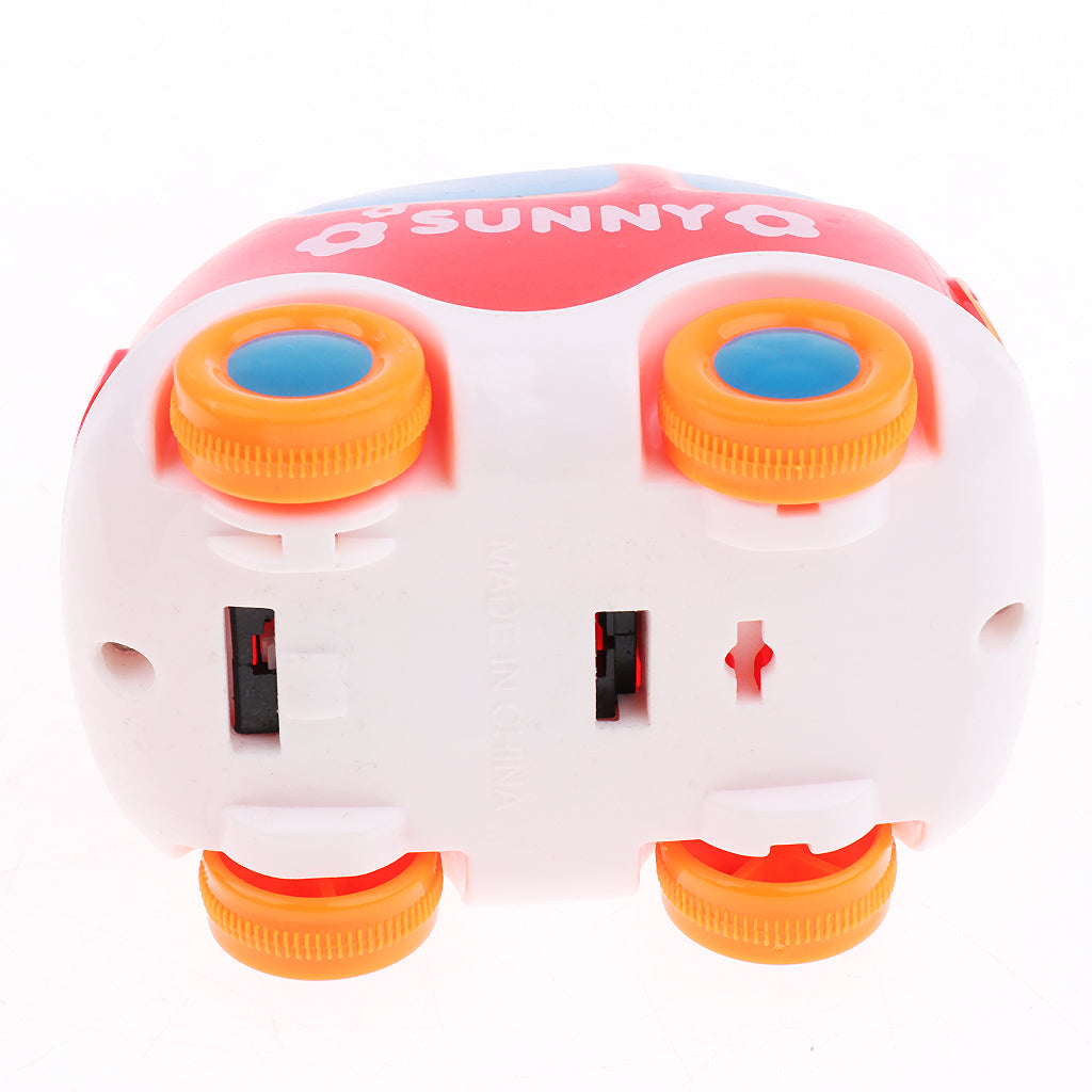 Mini Interactive Toy Pull Back Car for Kids Children Baby Boys Minibus