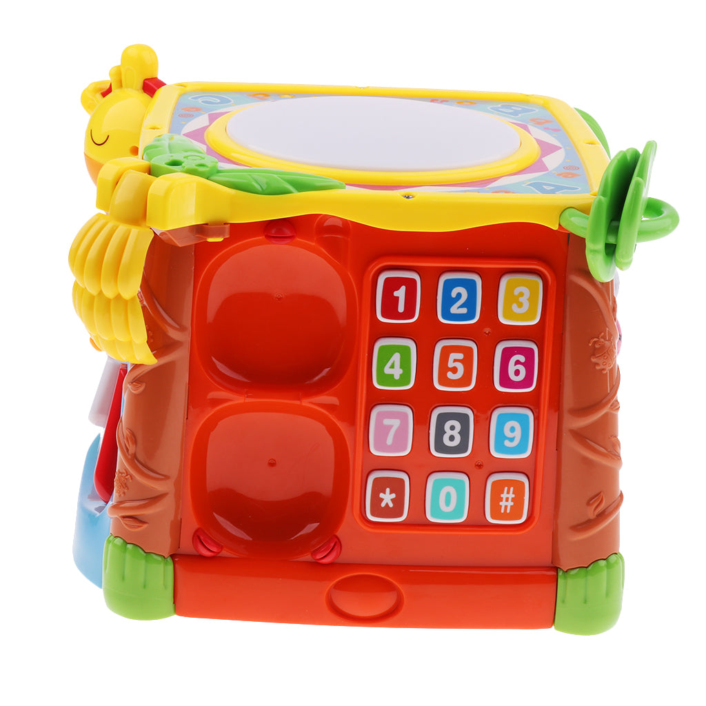 Toddlers Kids Sort and Discover Play Cube Baby Educational Toys