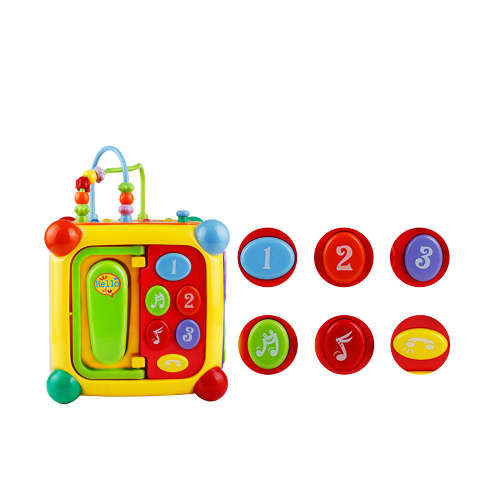 Geometric Shape Puzzle Sorter Toy Education Muisc Box for Kids Baby