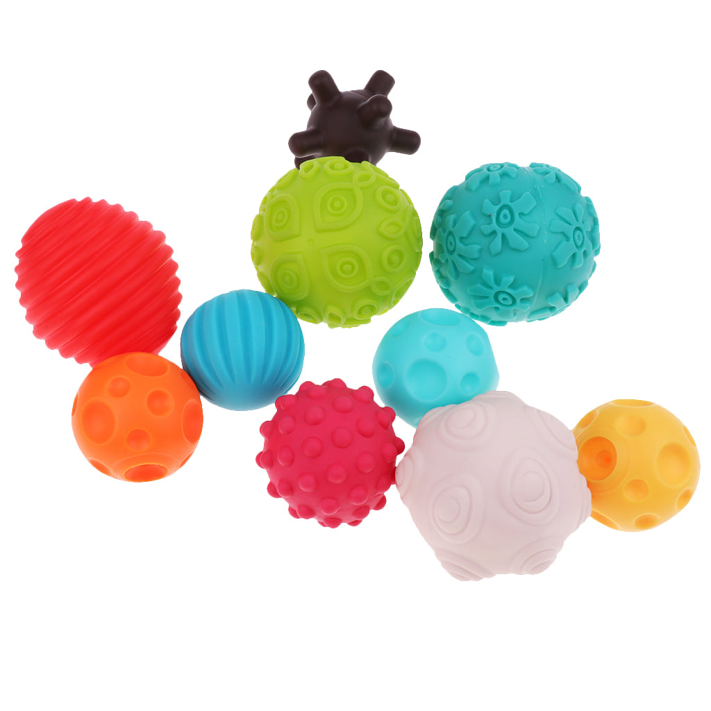 Kids Textured Sensory Multi Ball Set Baby Child Bright Balls Teething Toys