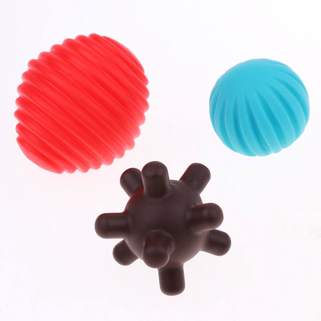 Kids Textured Sensory Multi Ball Set Baby Child Bright Balls Teething Toys