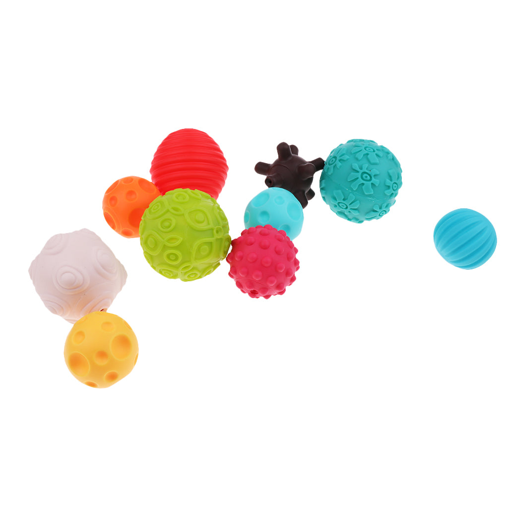 Kids Textured Sensory Multi Ball Set Baby Child Bright Balls Teething Toys