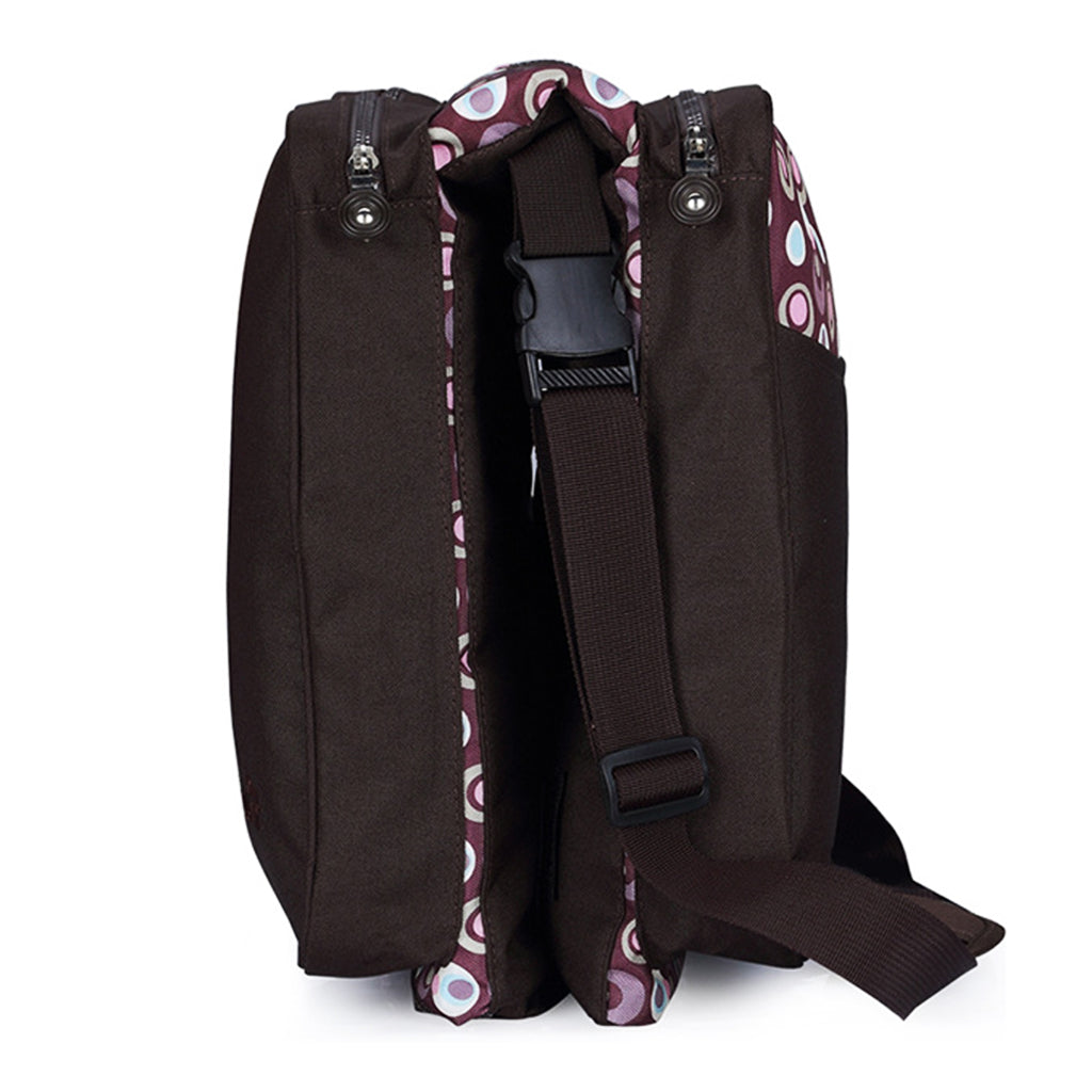 Multifunctional Foldable Baby Bed with Mosquito Net Mummy Bag Brown