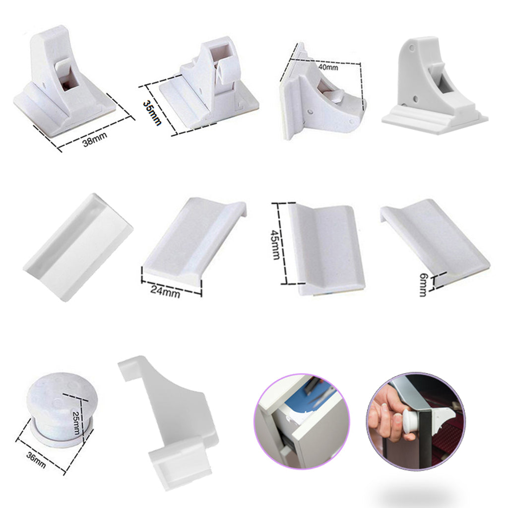 Magnetic Baby Kid Pet Proof Cupboard Cabinet Drawer Safety Magnetic Key Lock