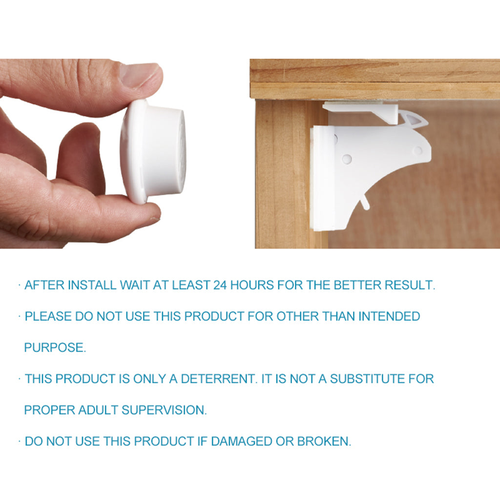 Magnetic Baby Kid Pet Proof Cupboard Cabinet Drawer Safety Magnetic Key Lock