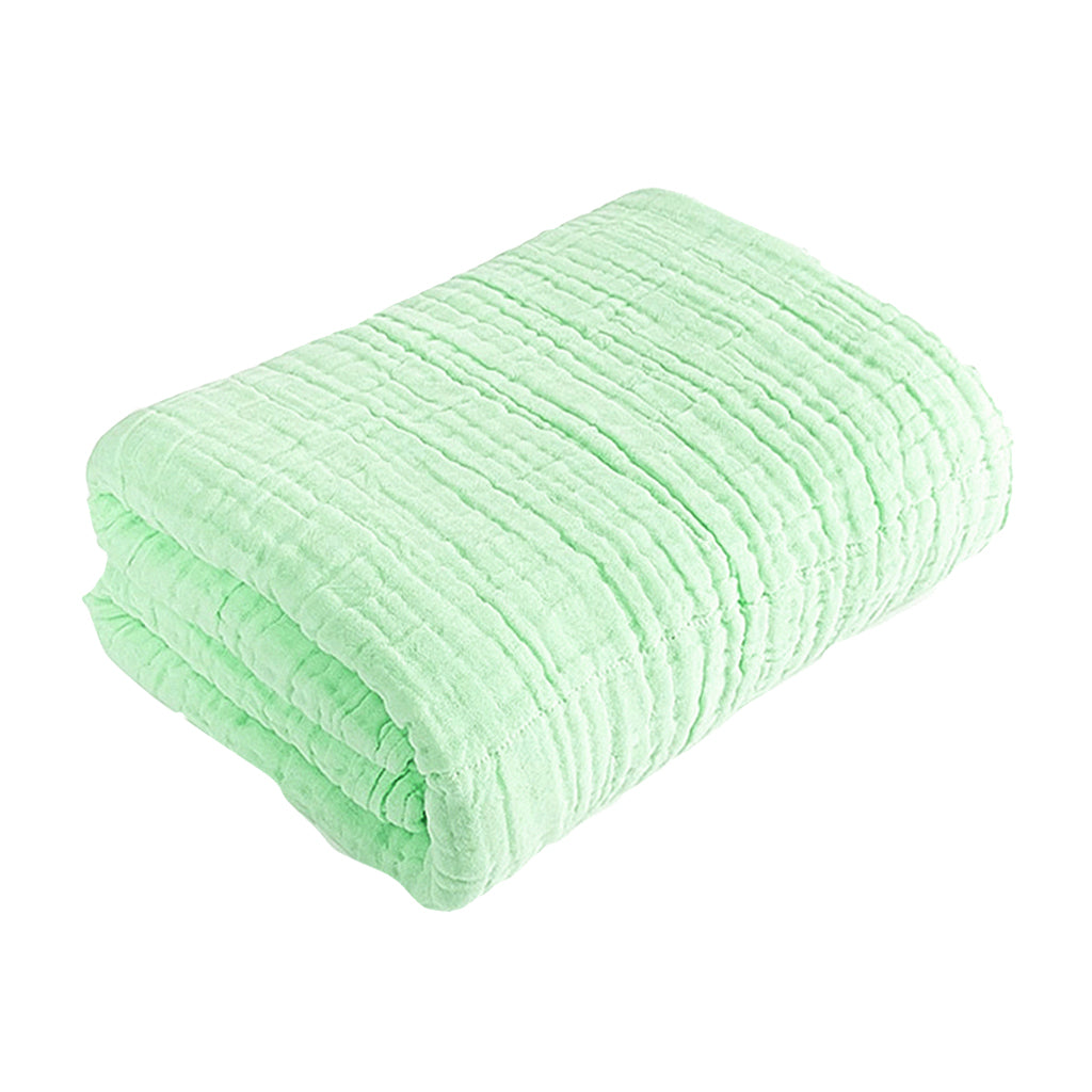 Soft Baby Infant Newborn Cotton Gauze Bath Towel Bathing Cloth Green