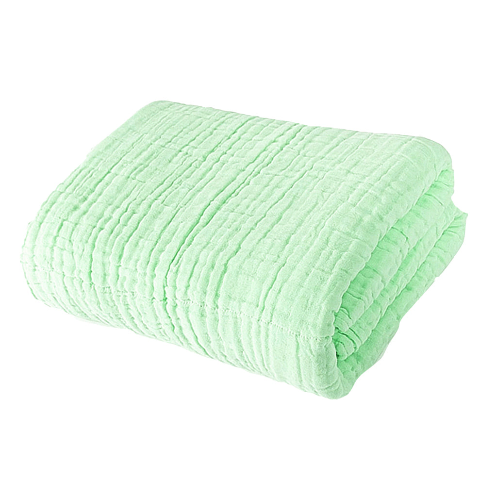 Soft Baby Infant Newborn Cotton Gauze Bath Towel Bathing Cloth Green