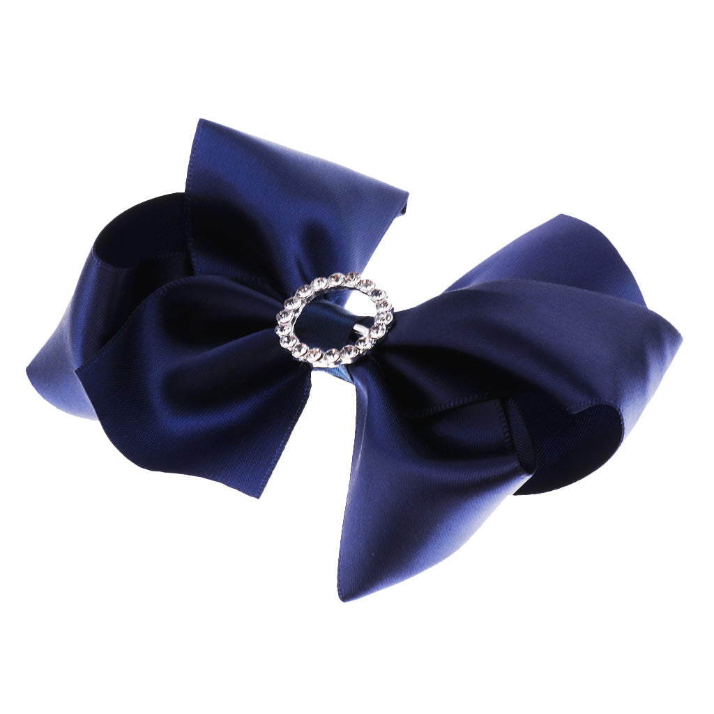 Kids Baby Bow Hairpins Hair Clip Kids Barrette Hair Accessories Navy