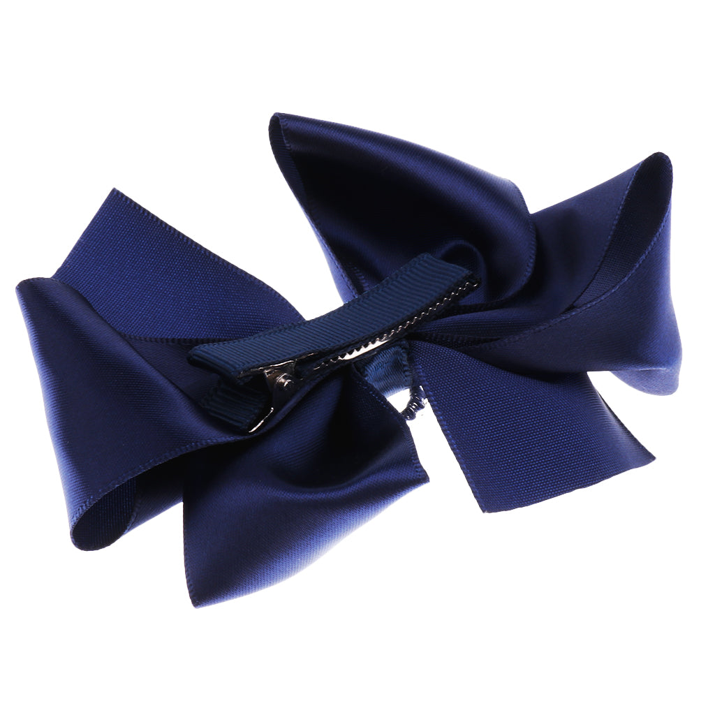 Kids Baby Bow Hairpins Hair Clip Kids Barrette Hair Accessories Navy