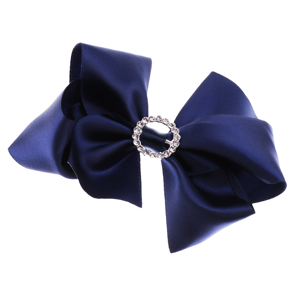 Kids Baby Bow Hairpins Hair Clip Kids Barrette Hair Accessories Navy