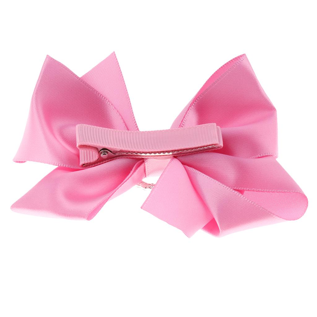 Kids Baby Bow Hairpins Hair Clip Kids Barrette Hair Accessories Pink