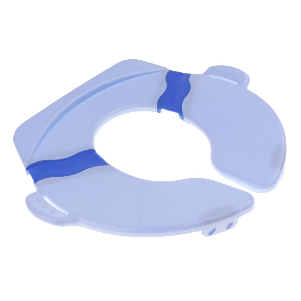 Folding Travel Potty Seat for Baby Portable Training Toilet Toddler Blue